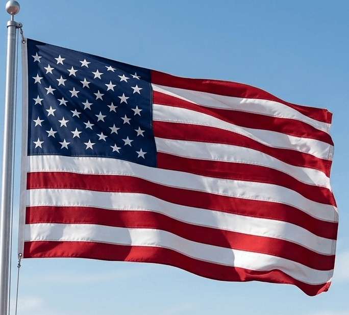 American flag Activate! San Diego 
