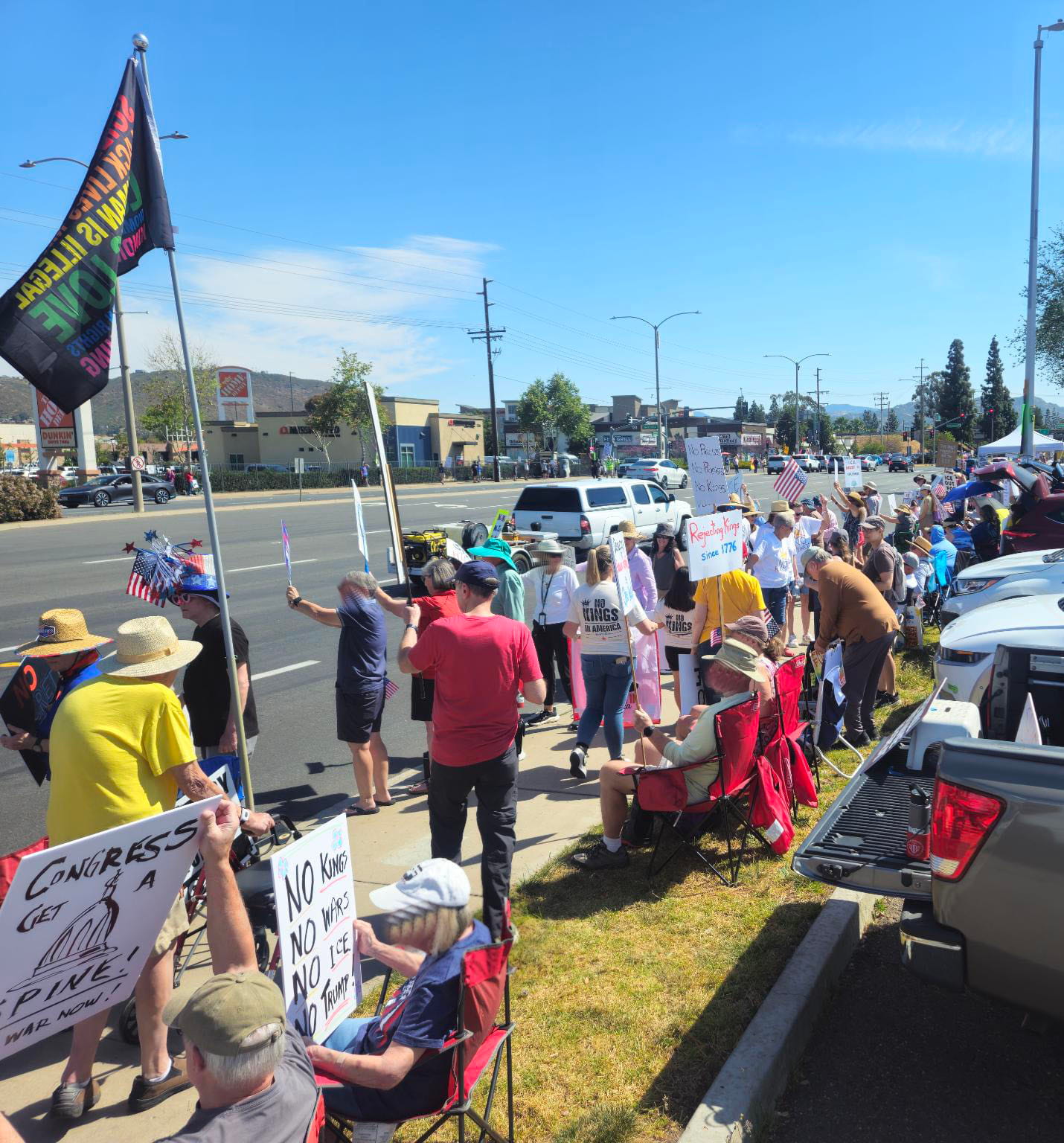 No Kings 3 Protest in El Cajon, CA