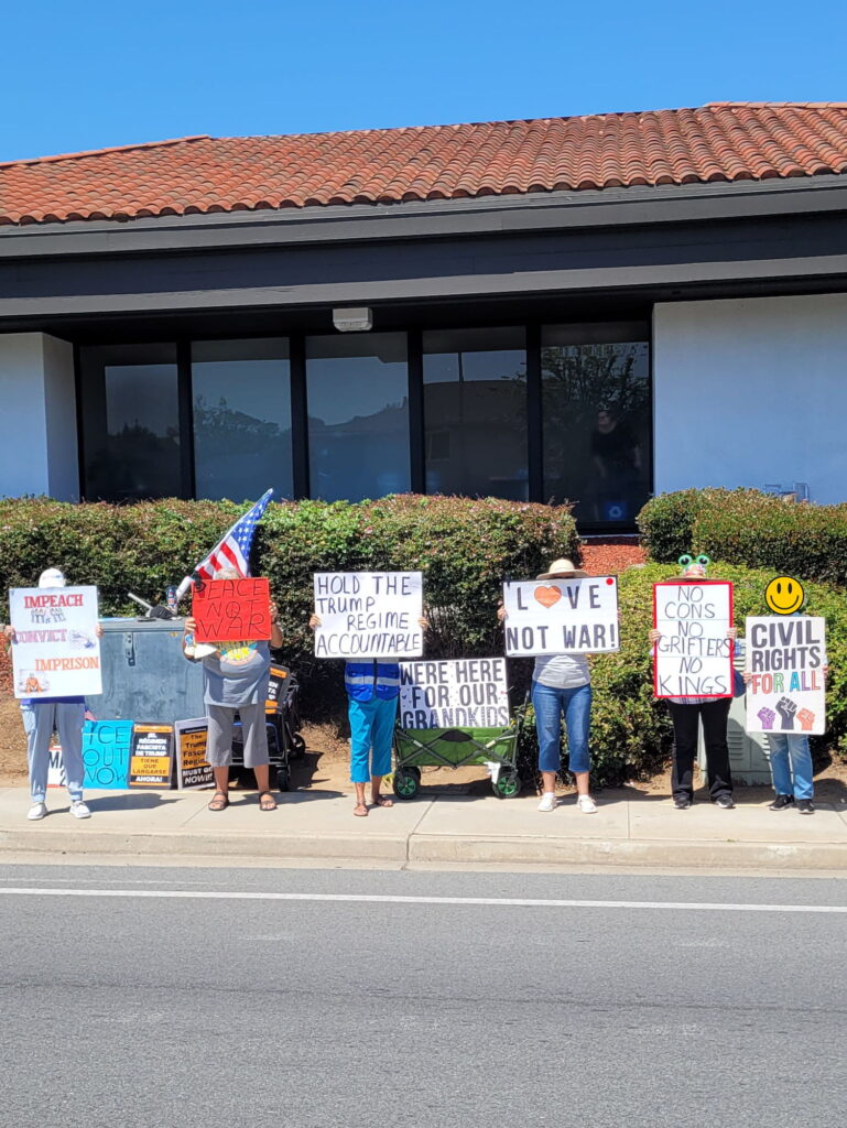 Lakeside protest